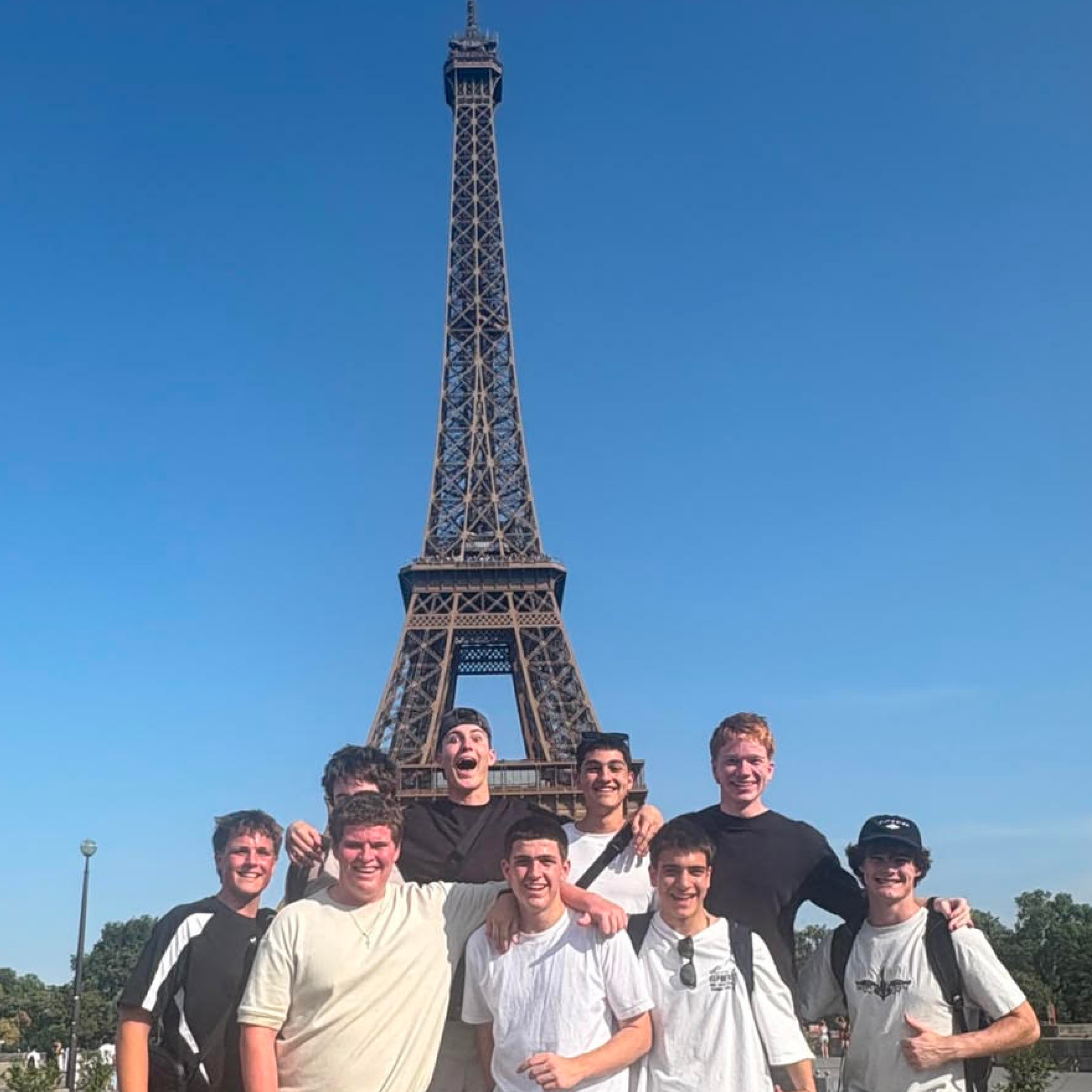 Xavier College students in Paris France
