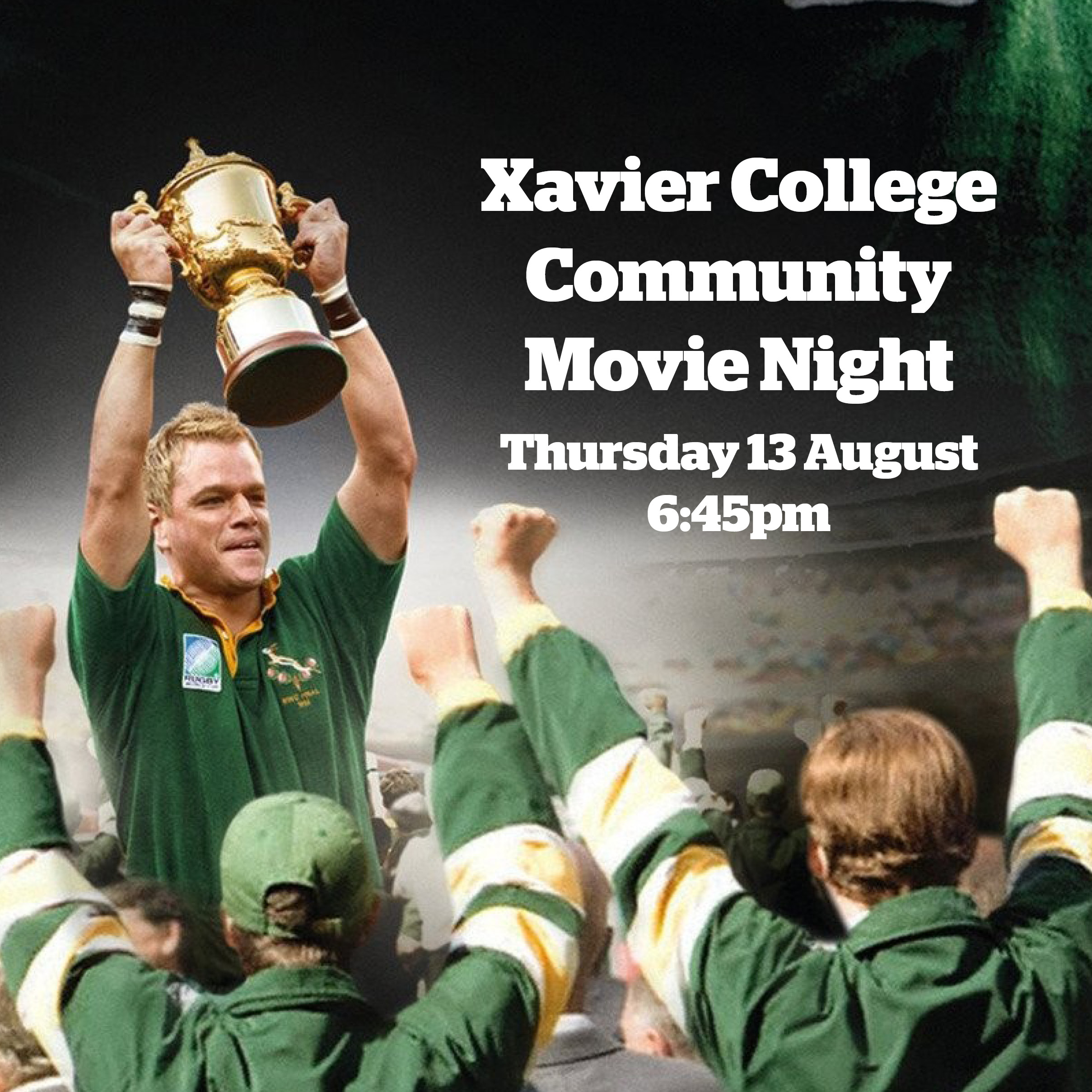 Community movie night Invictus