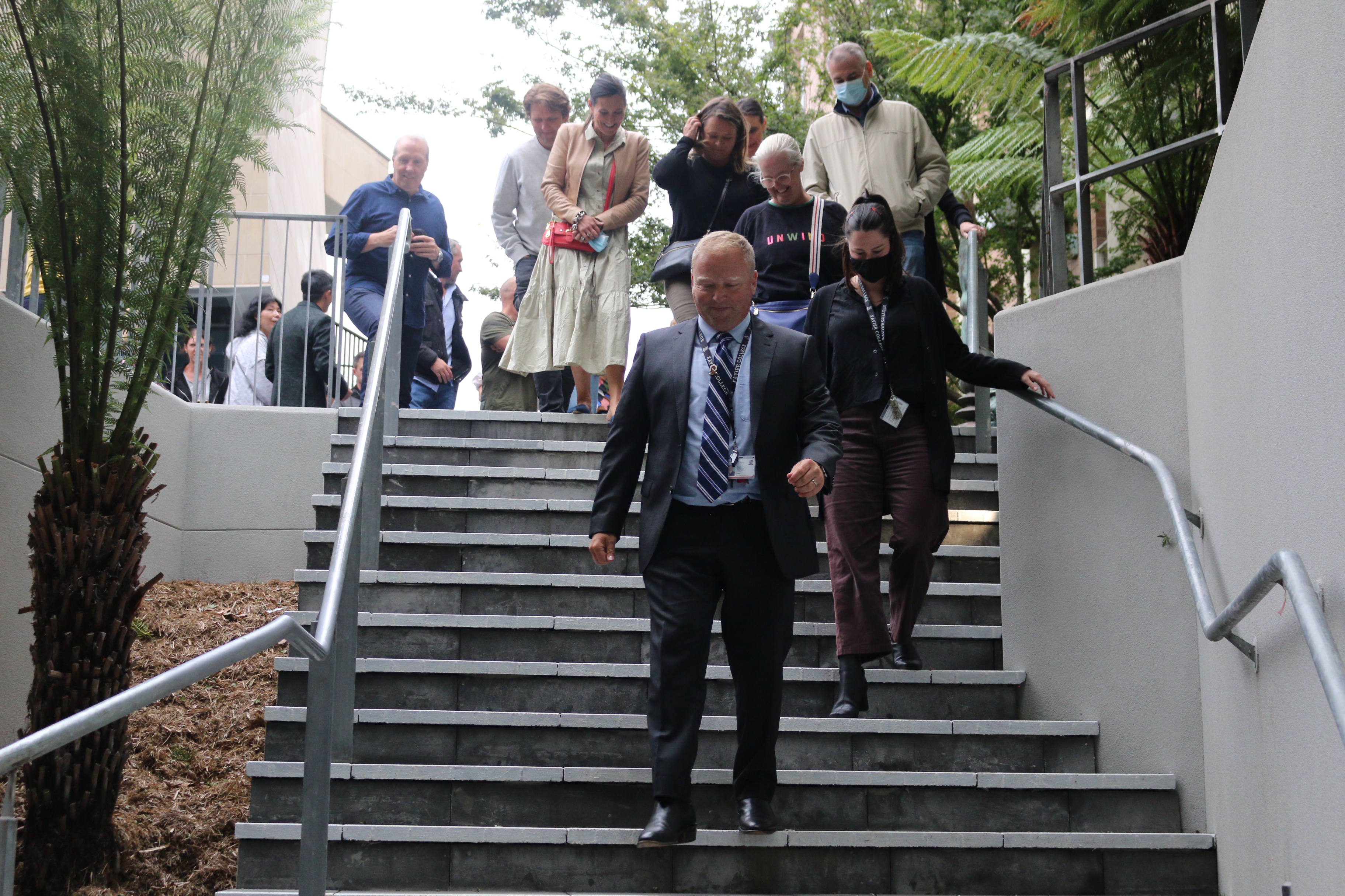 Parents entering Manresa